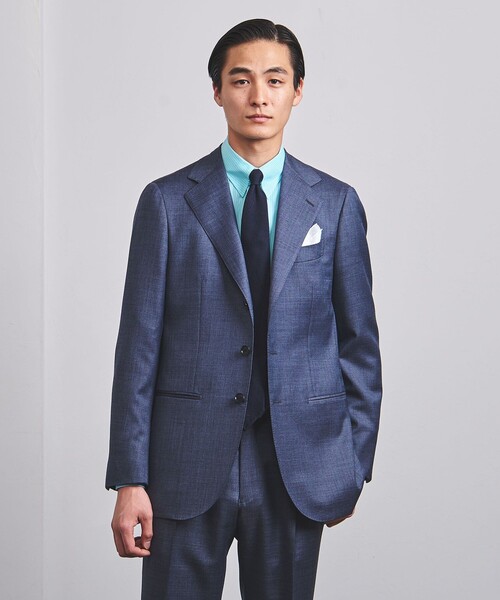 UNITED ARROWS(ユナイテッドアローズ)の「イージーケア AG カラーストライプ タブカラー シャツ -抗菌防臭-(シャツ/ブラウス・メンズ・ターコイズブルー・40cm/37cm/38cm/39cm/41cm/42cm)」の6枚目の写真