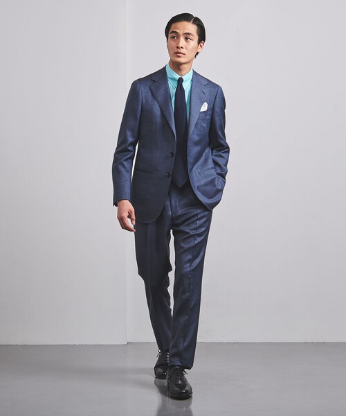 UNITED ARROWS(ユナイテッドアローズ)の「イージーケア AG カラーストライプ タブカラー シャツ -抗菌防臭-(シャツ/ブラウス・メンズ・ターコイズブルー・40cm/37cm/38cm/39cm/41cm/42cm)」の7枚目の写真