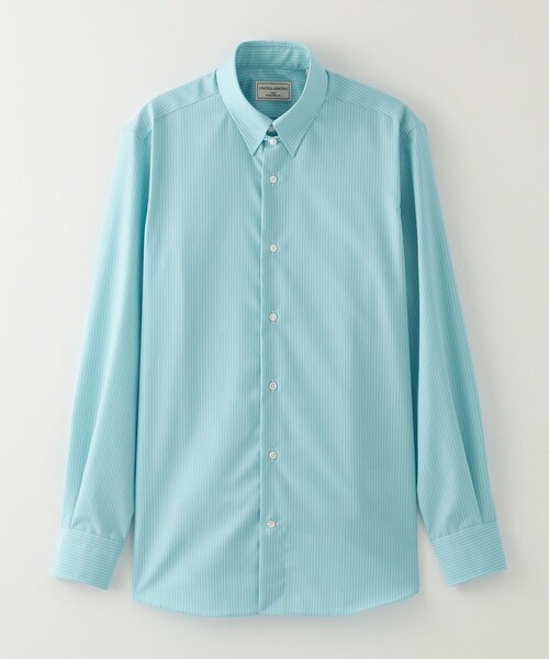 UNITED ARROWS(ユナイテッドアローズ)の「イージーケア AG カラーストライプ タブカラー シャツ -抗菌防臭-(シャツ/ブラウス・メンズ・ターコイズブルー・40cm/37cm/38cm/39cm/41cm/42cm)」の8枚目の写真