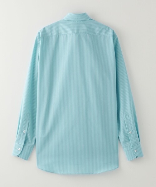 UNITED ARROWS(ユナイテッドアローズ)の「イージーケア AG カラーストライプ タブカラー シャツ -抗菌防臭-(シャツ/ブラウス・メンズ・ターコイズブルー・40cm/37cm/38cm/39cm/41cm/42cm)」の9枚目の写真