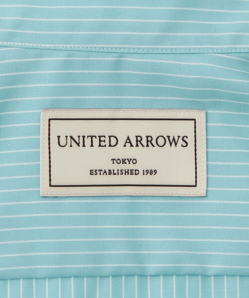 UNITED ARROWS(ユナイテッドアローズ)の「イージーケア AG カラーストライプ タブカラー シャツ -抗菌防臭-(シャツ/ブラウス・メンズ・ターコイズブルー・40cm/37cm/38cm/39cm/41cm/42cm)」の15枚目の写真