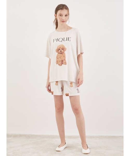 gelato pique（ジェラートピケ）の「トイプードル柄ショート