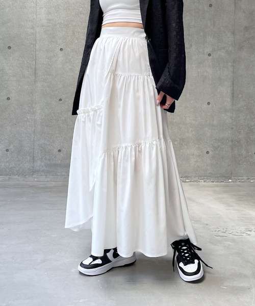PAGEBOY（ページボーイ）の「フレアティアードスカート（スカート