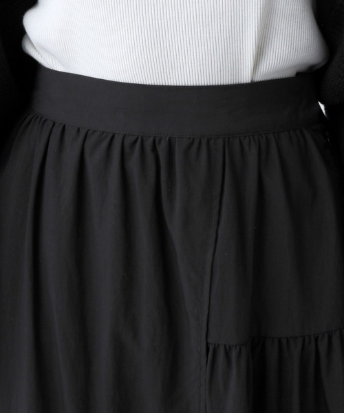 PAGEBOY（ページボーイ）の「フレアティアードスカート（スカート・レディース・ブラック/オレンジ系その他/オフホワイト・FREE）」の10枚目の写真