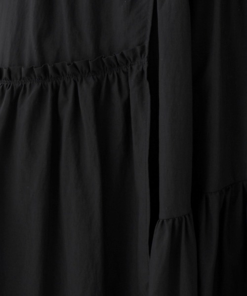 PAGEBOY（ページボーイ）の「フレアティアードスカート（スカート・レディース・ブラック/オレンジ系その他/オフホワイト・FREE）」の14枚目の写真