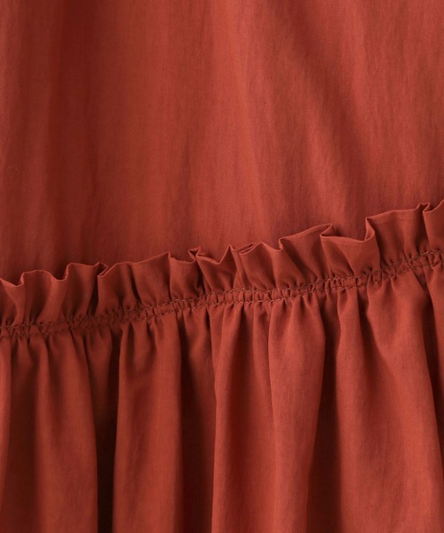 PAGEBOY（ページボーイ）の「フレアティアードスカート（スカート・レディース・ブラック/オレンジ系その他/オフホワイト・FREE）」の15枚目の写真