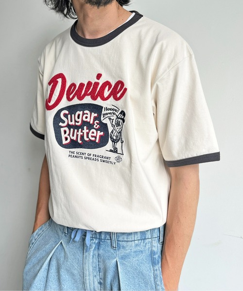 CPCM(シーピーシーエム)の「アソートバック刺繍T(Tシャツ/カットソー・レディース・ホワイト系その他/グリーン/ホワイト/サックスブルー/チャコールグレー/オフホワイト/グリーン系その他/ブラック/ホワイト系その他3/ホワイト系その他2/ネイビー・MEDIUM/LARGE/X-LARGE)」の4枚目の写真