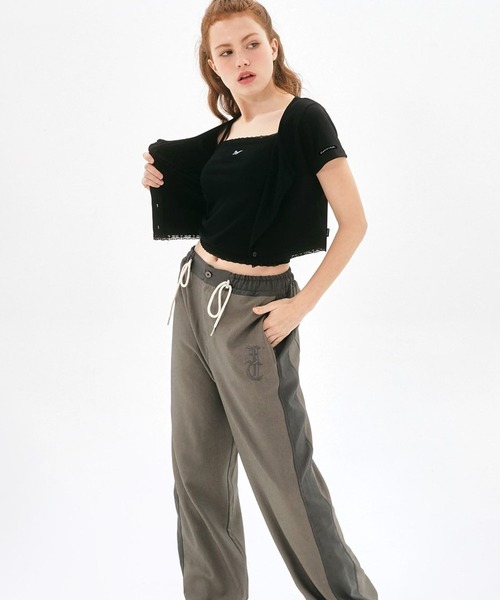 FANCY CLUB（ファンシークラブ）の「NASTY FANCY CLUB／キューティークロップカーディガン 2199682（カーディガン/ボレロ・レディース・チャコール/ホワイト/ブラック・FREE）」の10枚目の写真