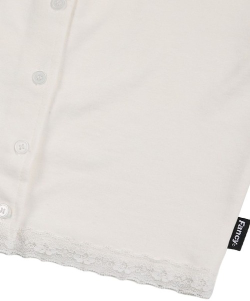 FANCY CLUB（ファンシークラブ）の「NASTY FANCY CLUB／キューティークロップカーディガン 2199682（カーディガン/ボレロ・レディース・チャコール/ホワイト/ブラック・FREE）」の20枚目の写真