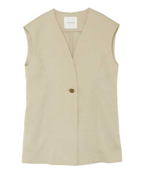 LAGUNAMOON（ラグナムーン）の「リネンライクジレ（その他アウター・レディース・ブラック/ベージュ・FREE）」の16枚目の写真