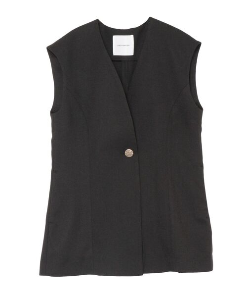 LAGUNAMOON（ラグナムーン）の「リネンライクジレ（その他アウター・レディース・ブラック/ベージュ・FREE）」の17枚目の写真