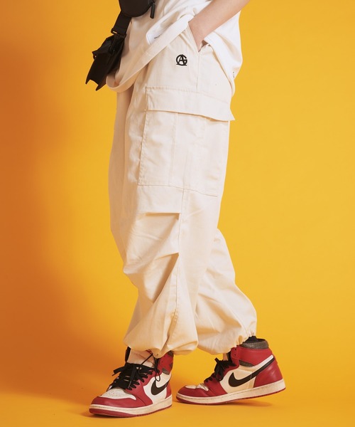 GALLIS ADDICTION（ガリスアディクション）の「GA TWILL-CARGO PANTS（カーゴパンツ・メンズ・ホワイト/ブラック・L/M）」の7枚目の写真