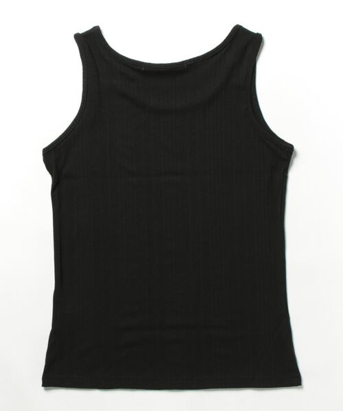 Cepica（セピカ）の「ランダムリブタンク（タンクトップ・レディース・オフホワイト/ブラック/オレンジ/グリーン・FREE）」の5枚目の写真