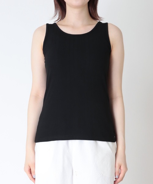 Cepica（セピカ）の「ランダムリブタンク（タンクトップ・レディース・オフホワイト/ブラック/オレンジ/グリーン・FREE）」の11枚目の写真