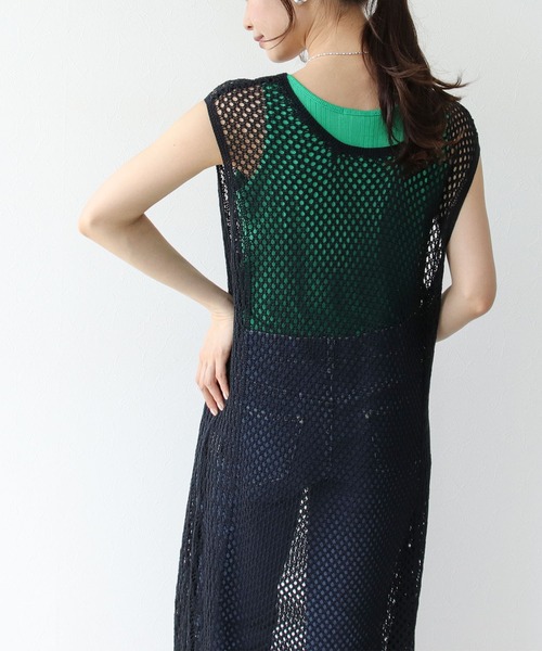 Cepica（セピカ）の「ランダムリブタンク（タンクトップ・レディース・オフホワイト/ブラック/オレンジ/グリーン・FREE）」の22枚目の写真