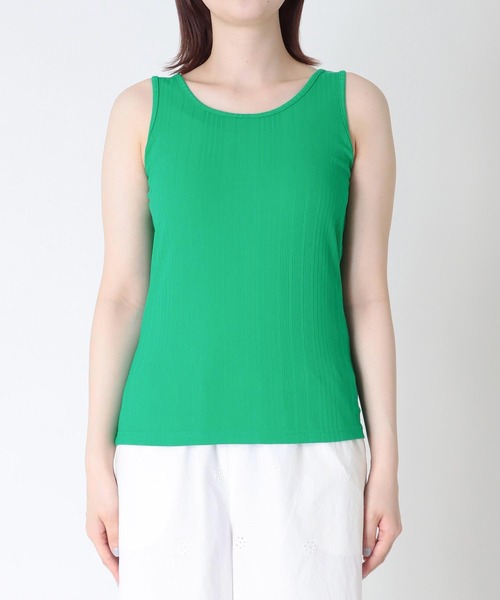 Cepica（セピカ）の「ランダムリブタンク（タンクトップ・レディース・オフホワイト/ブラック/オレンジ/グリーン・FREE）」の19枚目の写真