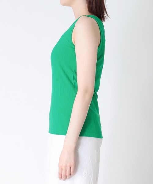 Cepica（セピカ）の「ランダムリブタンク（タンクトップ・レディース・オフホワイト/ブラック/オレンジ/グリーン・FREE）」の18枚目の写真