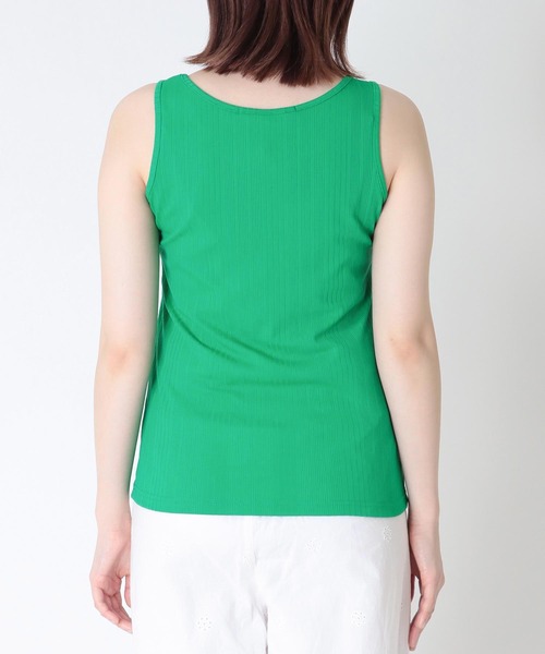 Cepica（セピカ）の「ランダムリブタンク（タンクトップ・レディース・オフホワイト/ブラック/オレンジ/グリーン・FREE）」の17枚目の写真