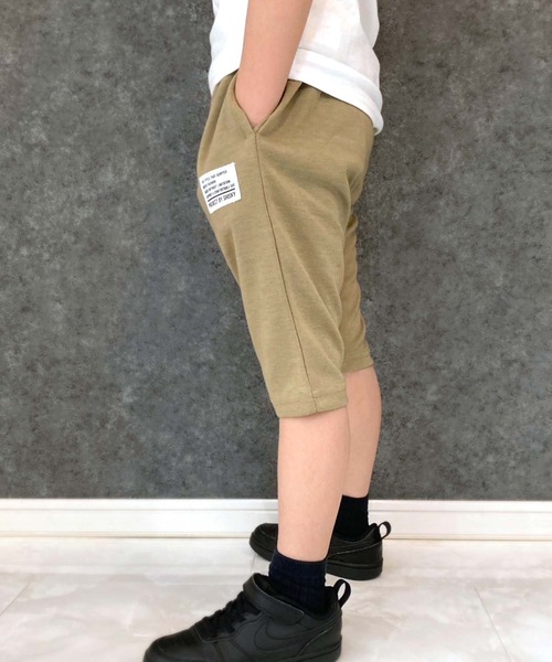 THE CASUAL（カジュアル）の「無地6分丈テーパードパンツ（その他パンツ・キッズ・ブラック/杢グレー/ダークグリーン/ベージュ/ネイビー/チャコール・110cm/120cm/130cm/140cm/150cm/160cm）」の4枚目の写真