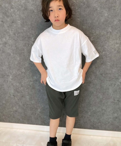 THE CASUAL（カジュアル）の「無地6分丈テーパードパンツ（その他パンツ・キッズ・ブラック/杢グレー/ダークグリーン/ベージュ/ネイビー/チャコール・110cm/120cm/130cm/140cm/150cm/160cm）」の14枚目の写真