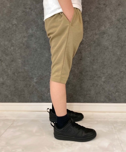 THE CASUAL（カジュアル）の「無地6分丈テーパードパンツ（その他パンツ・キッズ・ブラック/杢グレー/ダークグリーン/ベージュ/ネイビー/チャコール・110cm/120cm/130cm/140cm/150cm/160cm）」の21枚目の写真