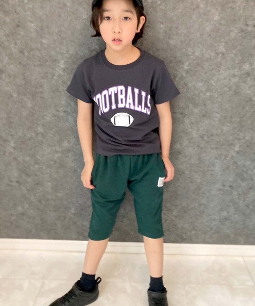 THE CASUAL（カジュアル）の「無地6分丈テーパードパンツ（その他パンツ・キッズ・ブラック/杢グレー/ダークグリーン/ベージュ/ネイビー/チャコール・110cm/120cm/130cm/140cm/150cm/160cm）」の10枚目の写真