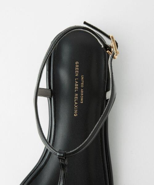 green label relaxing（グリーンレーベルリラクシング）の「Tストラップ トングサンダル(1.5cmヒール）（サンダル・レディース・その他1/ゴールド/ブラック/コバルトブルー・S/XL/M/L/XS）」の15枚目の写真