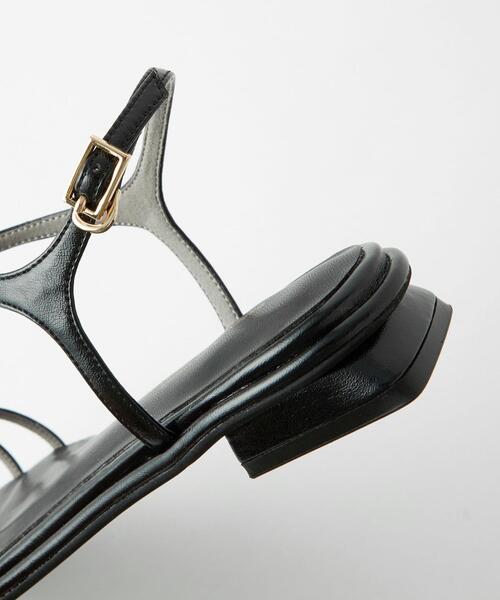 green label relaxing（グリーンレーベルリラクシング）の「Tストラップ トングサンダル(1.5cmヒール）（サンダル・レディース・その他1/ゴールド/ブラック/コバルトブルー・S/XL/M/L/XS）」の12枚目の写真