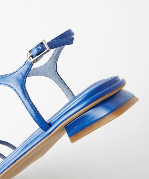 green label relaxing（グリーンレーベルリラクシング）の「Tストラップ トングサンダル(1.5cmヒール）（サンダル・レディース・その他1/ゴールド/ブラック/コバルトブルー・S/XL/M/L/XS）」の16枚目の写真