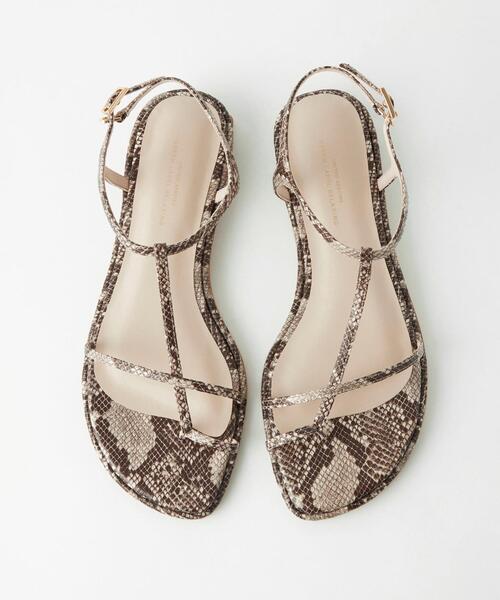 green label relaxing（グリーンレーベルリラクシング）の「Tストラップ トングサンダル(1.5cmヒール）（サンダル・レディース・その他1/ゴールド/ブラック/コバルトブルー・S/XL/M/L/XS）」の10枚目の写真