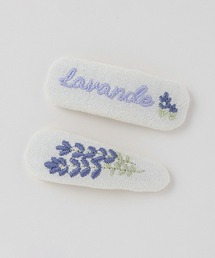 刺しゅうヘアクリップ