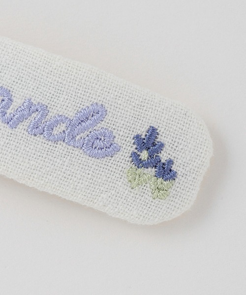 petit main（プティマイン）の「刺しゅうヘアクリップ（その他ヘアアクセサリー・キッズ・ラベンダー/ライトピンク/レッド・FREE）」の6枚目の写真