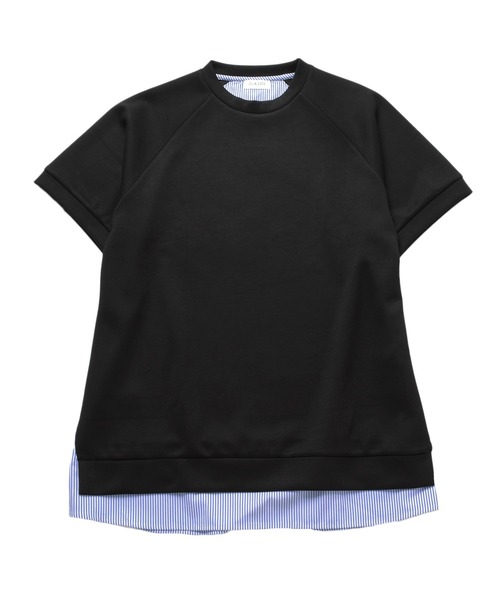 GLAZOS（グラソス）の「【接触冷感】エアリークッション・レイヤード半袖Tシャツ（Tシャツ/カットソー・キッズ・ライトグレー/ブルー/ブラック/ホワイト・150cm/170cm/160cm/140cm）」の16枚目の写真