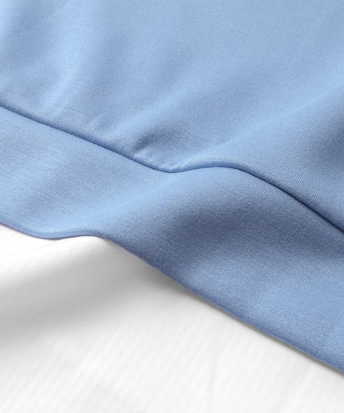 GLAZOS（グラソス）の「【接触冷感】エアリークッション・レイヤード半袖Tシャツ（Tシャツ/カットソー・キッズ・ライトグレー/ブルー/ブラック/ホワイト・150cm/170cm/160cm/140cm）」の12枚目の写真