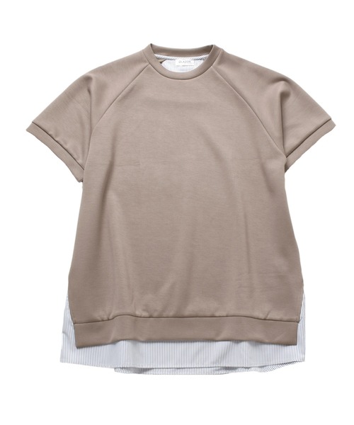 GLAZOS（グラソス）の「【接触冷感】エアリークッション・レイヤード半袖Tシャツ（Tシャツ/カットソー・キッズ・ライトグレー/ブルー/ブラック/ホワイト・150cm/170cm/160cm/140cm）」の20枚目の写真