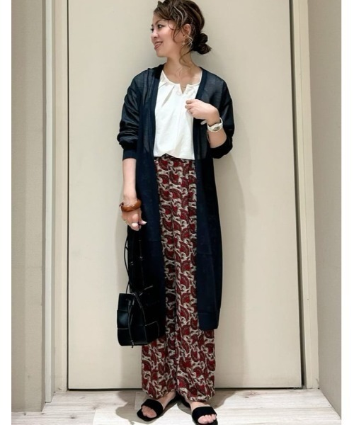 Green Parks(グリーンパークス)の「アフリカン柄イージーパンツ(その他パンツ・レディース・ブルー/グリーン/ベージュ/レッド・FREE)」の9枚目の写真