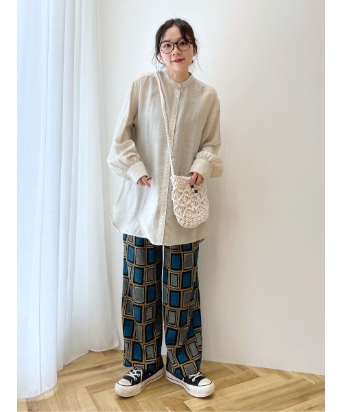 Green Parks(グリーンパークス)の「アフリカン柄イージーパンツ(その他パンツ・レディース・ブルー/グリーン/ベージュ/レッド・FREE)」の17枚目の写真