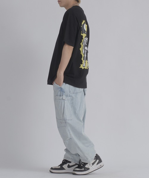 RE730(アールイーセブンサーティー)の「RE730 なみおくん電気ショックプリント半袖Tシャツ(Tシャツ/カットソー・メンズ・ブラック/オフホワイト・MEDIUM/LARGE)」の22枚目の写真