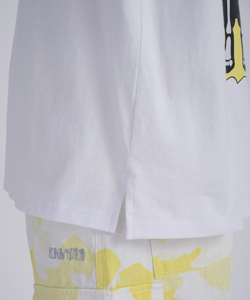 RE730(アールイーセブンサーティー)の「RE730 なみおくん電気ショックプリント半袖Tシャツ(Tシャツ/カットソー・メンズ・ブラック/オフホワイト・MEDIUM/LARGE)」の20枚目の写真
