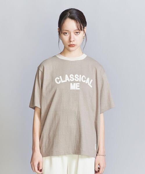 AMERICANA(アメリカーナ)の「<Americana>プリント リンガーTシャツ(Tシャツ/カットソー・レディース・モカ/オフホワイト・FREE)」の13枚目の写真