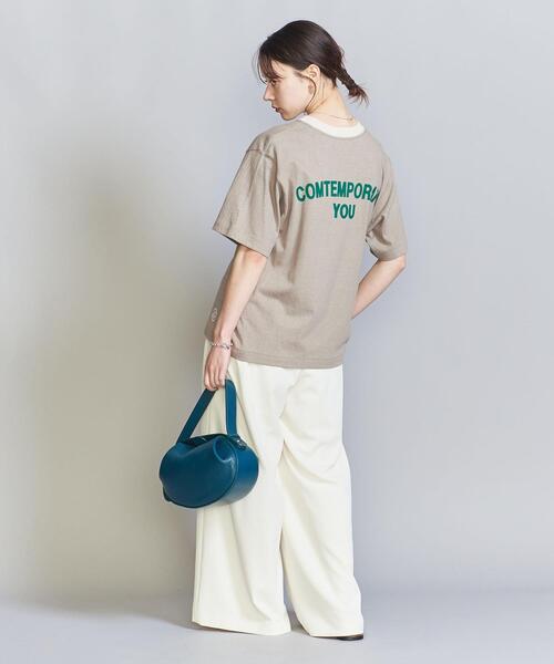 AMERICANA(アメリカーナ)の「<Americana>プリント リンガーTシャツ(Tシャツ/カットソー・レディース・モカ/オフホワイト・FREE)」の15枚目の写真