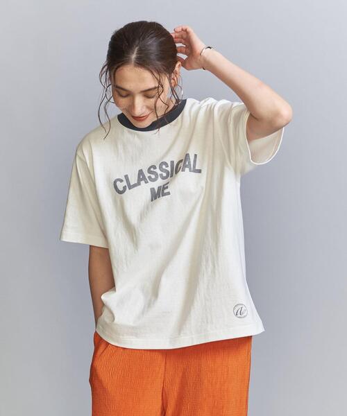 AMERICANA(アメリカーナ)の「<Americana>プリント リンガーTシャツ(Tシャツ/カットソー・レディース・モカ/オフホワイト・FREE)」の17枚目の写真