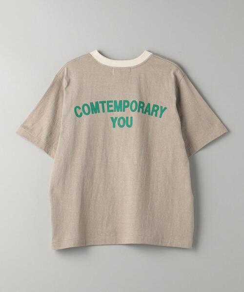 AMERICANA(アメリカーナ)の「<Americana>プリント リンガーTシャツ(Tシャツ/カットソー・レディース・モカ/オフホワイト・FREE)」の10枚目の写真