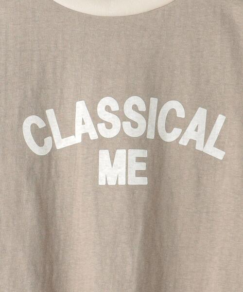 AMERICANA(アメリカーナ)の「<Americana>プリント リンガーTシャツ(Tシャツ/カットソー・レディース・モカ/オフホワイト・FREE)」の18枚目の写真