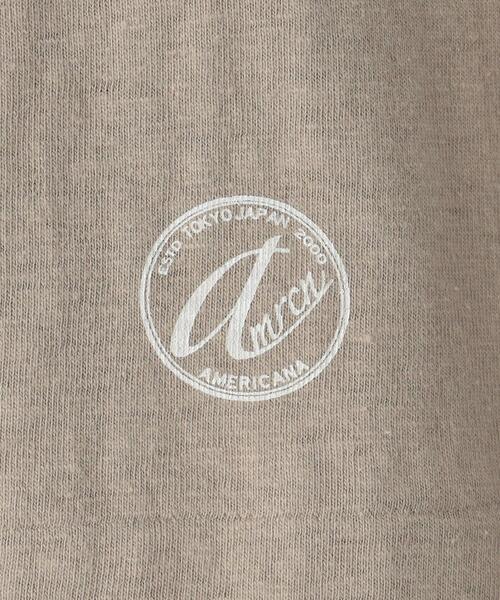 AMERICANA(アメリカーナ)の「<Americana>プリント リンガーTシャツ(Tシャツ/カットソー・レディース・モカ/オフホワイト・FREE)」の19枚目の写真