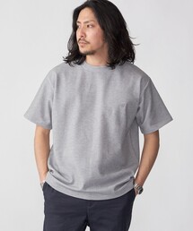 SHIPS | 【WEB限定】SHIPS: ワンポイント ロゴ バーズアイ Tシャツ 24SS(Tシャツ/カットソー)