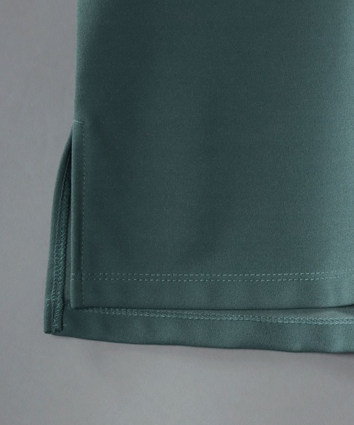 SITRY（シトリー）の「Amundsen loose silhouette basic T-shirt/梨地織り ルーズシルエット ベーシック Ｔシャツ（Tシャツ/カットソー・メンズ・チャコールグレー/ブラック/ベージュ/ホワイト/グリーン/ライトグレー・M/L/LL）」の11枚目の写真