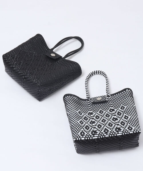 SANRAMI（サンラミ）の「【SANRAMI/サンラミ】◇【WEB限定】別注メルカドトート（トートバッグ・レディース・ブラック/ブラック系その他3・FREE）」の11枚目の写真