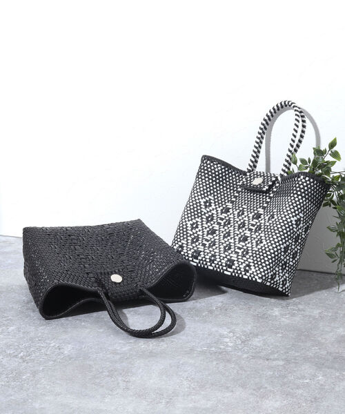 SANRAMI（サンラミ）の「【SANRAMI/サンラミ】◇【WEB限定】別注メルカドトート（トートバッグ・レディース・ブラック/ブラック系その他3・FREE）」の12枚目の写真