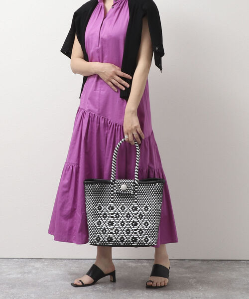 SANRAMI（サンラミ）の「【SANRAMI/サンラミ】◇【WEB限定】別注メルカドトート（トートバッグ・レディース・ブラック/ブラック系その他3・FREE）」の13枚目の写真